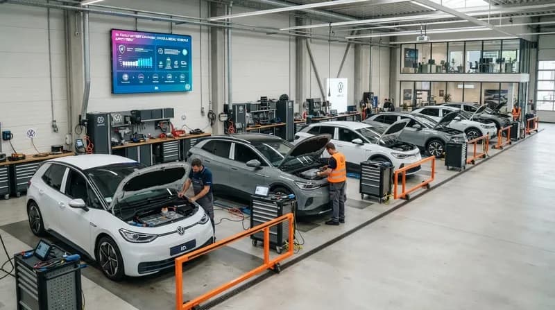 Volkswagen lansează o campanie majoră de rechemare în service pentru bateriile vehiculelor electrice din Europa