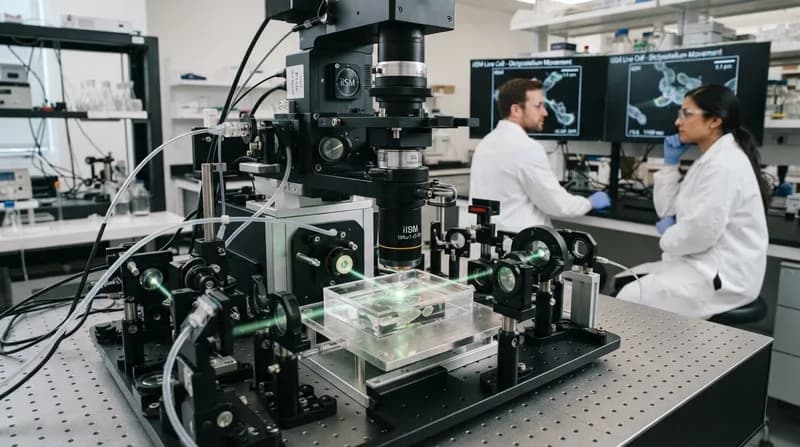 Noul microscop „iISM” de la Stanford observă interiorul celulelor vii fără etichetare