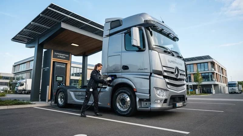 SuperPanther accelerează logistica europeană cu camionul electric eTopas 600