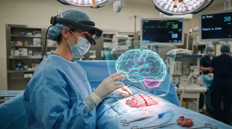 Realitate augmentată în medicină: o nouă tehnologie funcționează ca un „GPS intern” pentru chirurgi