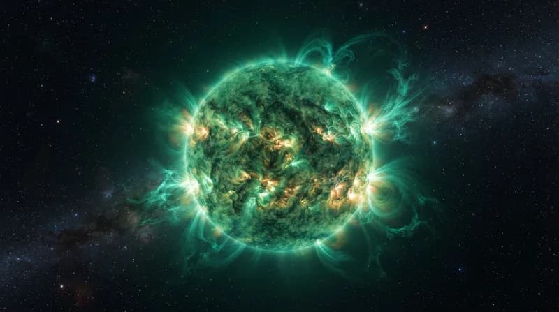 Cameleon cosmic: Astronomii au identificat prima stea verde cunoscută