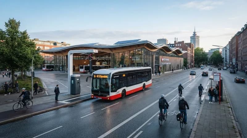 Hamburg Powers Up: Hochbahn Launches Dedicated Electric Bus Depot