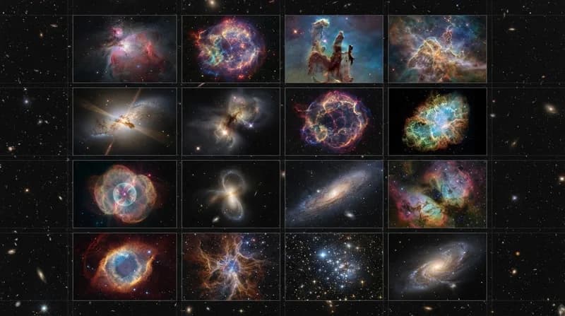 NASA's New Galactic Gallery Unveils the Chaos of the Cosmos
