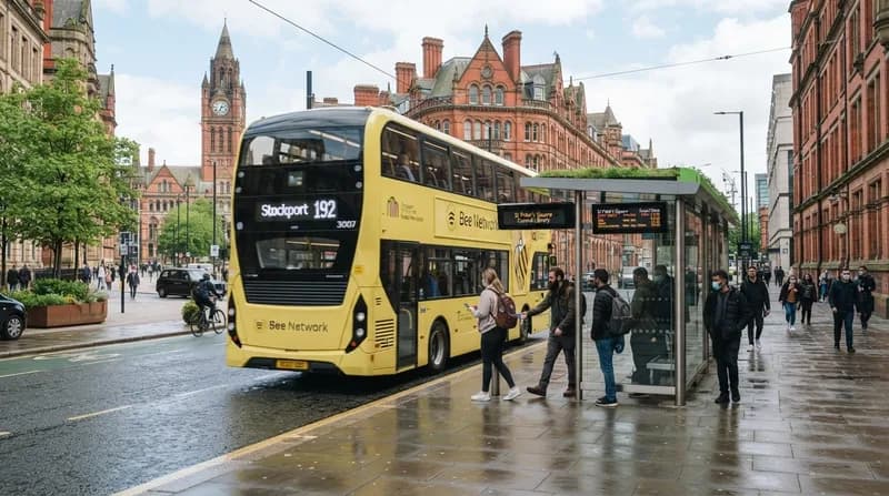 Bee Network din Manchester atinge un prag major cu autobuzele electrice